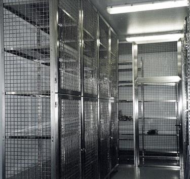 Scaffalatura segregata